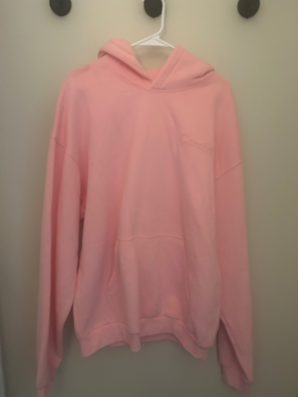 Pink Hooded Sweatshirt - Unbranded Cozy Pullover